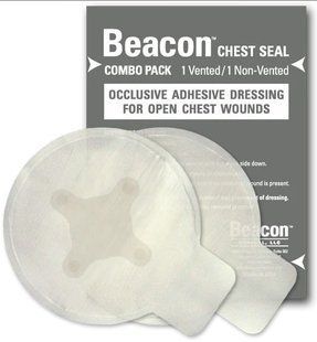 Повязка окклюзионная Beacon Chest Seal Combo Pack (вентилированная + невентилированная) 000008414 фото