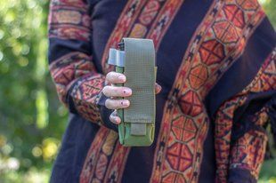 Подсумок для турникета тактический закрытый вертикальный из кордуры Олива Піпіт_О фото