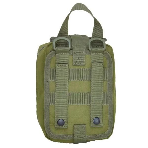 Подсумок под аптечку на системе Molle "быстрый сброс" Олива арт.002 фото