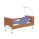 Ліжко Rehabed Taurus 2 LUX, металеве з ламелями, 90x200, SIL - горіх