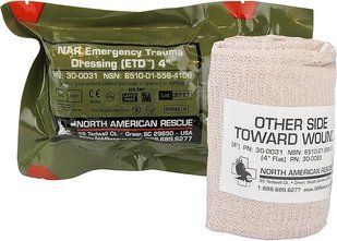 Бандаж NAR Emergency Trauma Dressing (ETD) 4&Prime; 000008343 фото