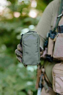 Сумка Сухарка тактична, армійський утилітарний підсумок MOLLE Стохід 15х9х5,5 см Олива УП_XS_О фото