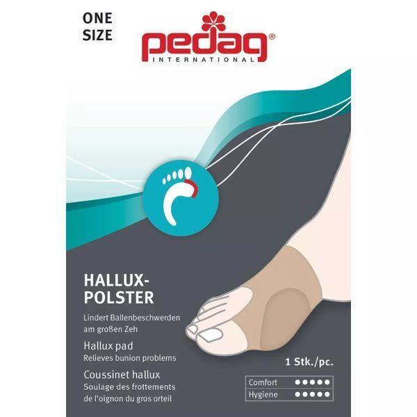 Еластичний бандаж з силіконовою вставкою Pedag Hallux-Polster 278 1867 фото