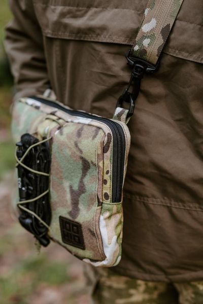 Тактична сумка кросбоді з великою панеллю для патчів Стохід Мультикам Кросбоді_М фото