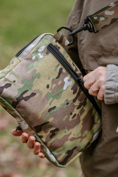 Тактична сумка кросбоді з великою панеллю для патчів Стохід Мультикам Кросбоді_М фото