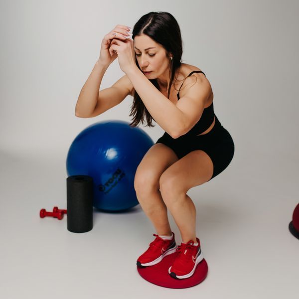 Балансувальна подушка Togu Dynair&reg; Ballkissen&reg; Senso&reg; - 33 см (червона) 2547 фото