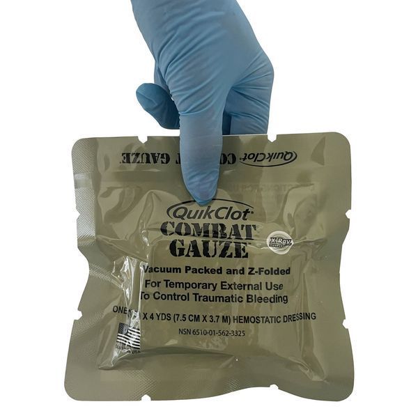Гемостатический бинт QuikClot Combat Gauze к.42 фото