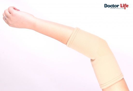 Еластичний бандаж ліктьового суглоба EL-05 Doctor Life Розмір S (EL-05/S-469) EL-05/S-469 фото