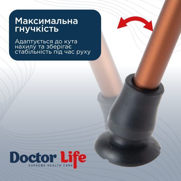 Гумовий наконечник для тростин Doctor Life 11331 Deluxe 16 мм (11331-2884) 11331-2884 фото